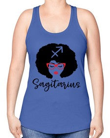 sagitarius 396# - sagittarius -Racerback Tank
