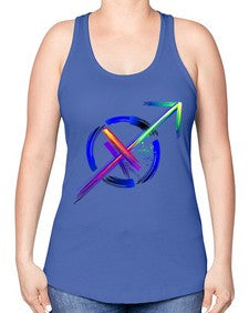 sagittarius 402# - sagittarius -Racerback Tank