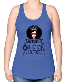 sagittarius queen 414# - sagittarius -Racerback Tank