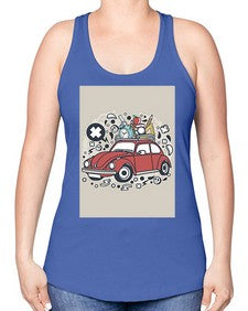 school tour 800# - general school -Racerback Tank