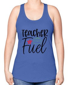teacher fuel Style 374# - teacher -Racerback Tank