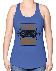 the best 154# - video games -Racerback Tank