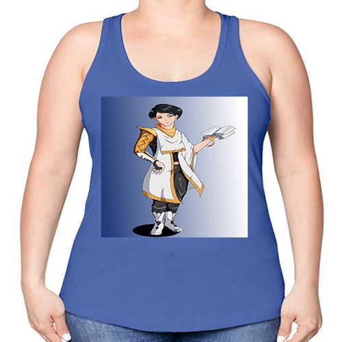the book master 58# - anime -Racerback Tank