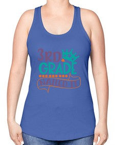 third grade nailed it 969# - third grade -Racerback Tank