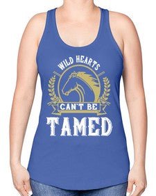 wild hearts can’t be tamed Style 11# - horse -Racerback Tank