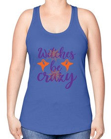 witches be crazy 10# - witch -Racerback Tank