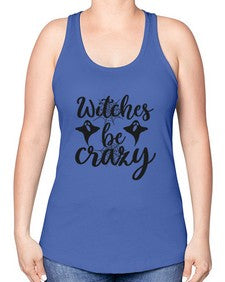 witches be crazy 9# - witch -Racerback Tank
