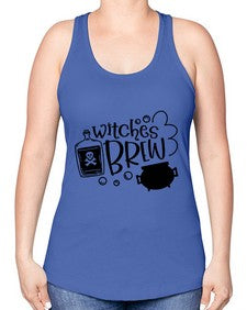 witches brew 8# - witch -Racerback Tank