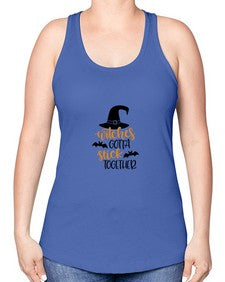witches gotta stick together 5# - witch -Racerback Tank