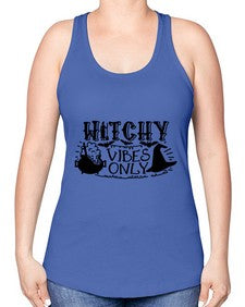 witchy vibes only 3# - witch -Racerback Tank