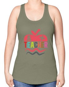 A Teacher 562# - teacher -Racerback Tank
