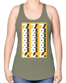 Abstract Shape 187# - art pop art -Racerback Tank