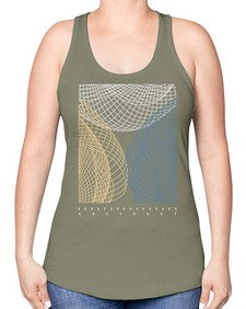 Abstract Shape 204# - art pop art -Racerback Tank