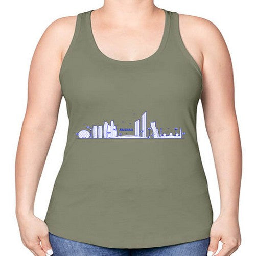 Abu Dhabi 267# - cities -Racerback Tank