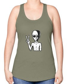 Alien 59# - ufo -Racerback Tank