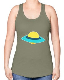 Alien 60# - ufo -Racerback Tank