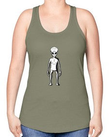 Alien 64# - ufo -Racerback Tank