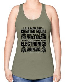 All men are created Style 569# - engineer -Racerback Tank