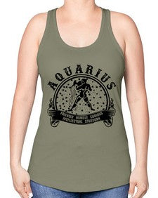 Aquarius 42# - aquarius -Racerback Tank