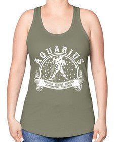 Aquarius 43# - aquarius -Racerback Tank