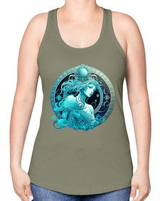 Aquarius 63# - aquarius -Racerback Tank