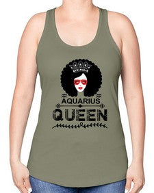 Aquarius queen 75# - aquarius -Racerback Tank