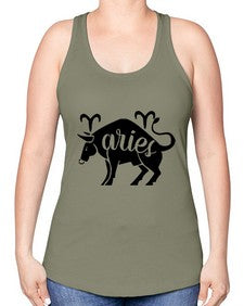 Aries 104# - aries -Racerback Tank