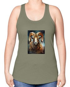 Aries 54# - aries -Racerback Tank