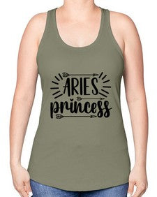 Aries princess 115# - aries -Racerback Tank