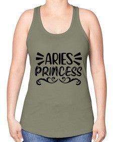 Aries princess 117# - aries -Racerback Tank