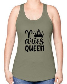 Aries queen 118# - aries -Racerback Tank