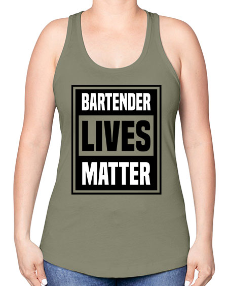 BARTENDER Style 55# - bartender -Racerback Tank