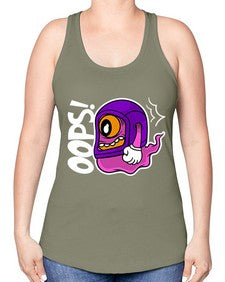 Baby oops 9# - cartoon general -Racerback Tank