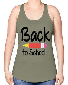 Back to School 5# - general school -Racerback Tank