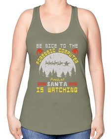 Be nice to the forensic computer analyst 32# - computer -Racerback Tank