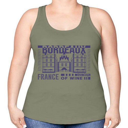 Bordeaux 475# - cities -Racerback Tank