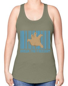 Break the Freedom 25# - internet -Racerback Tank