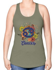 Cancer 125# - cancer -Racerback Tank