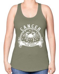 Cancer 14# - cancer -Racerback Tank