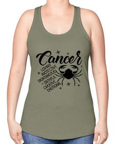Cancer 151# - cancer -Racerback Tank