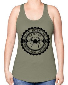 Cancer 15# - cancer -Racerback Tank