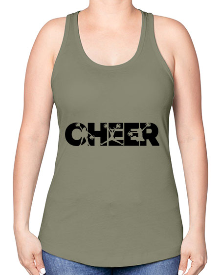 Cheer 1394# - cheer -Racerback Tank