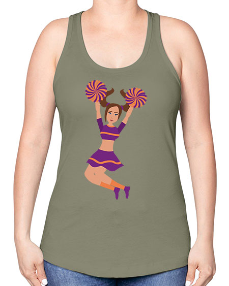 Cheerleader 16# - cheer -Racerback Tank