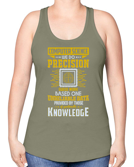 Computer Science we do 278# - general science -Racerback Tank