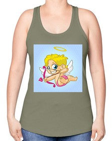 Cupid 79# - cartoon general -Racerback Tank