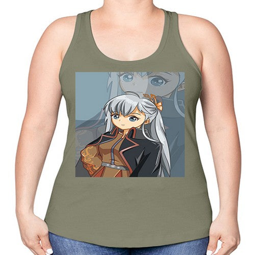Cute princess game 65# - anime -Racerback Tank