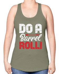 Do a barrel roll 4# - video games -Racerback Tank