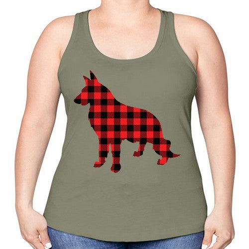 Dog Style 115# - dogs -Racerback Tank