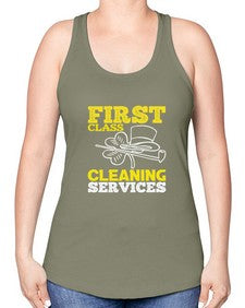 First class cleaning service Style 159# - cleaner -Racerback Tank