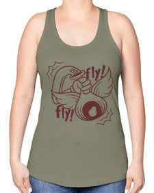 Fly 125# - cartoon general -Racerback Tank